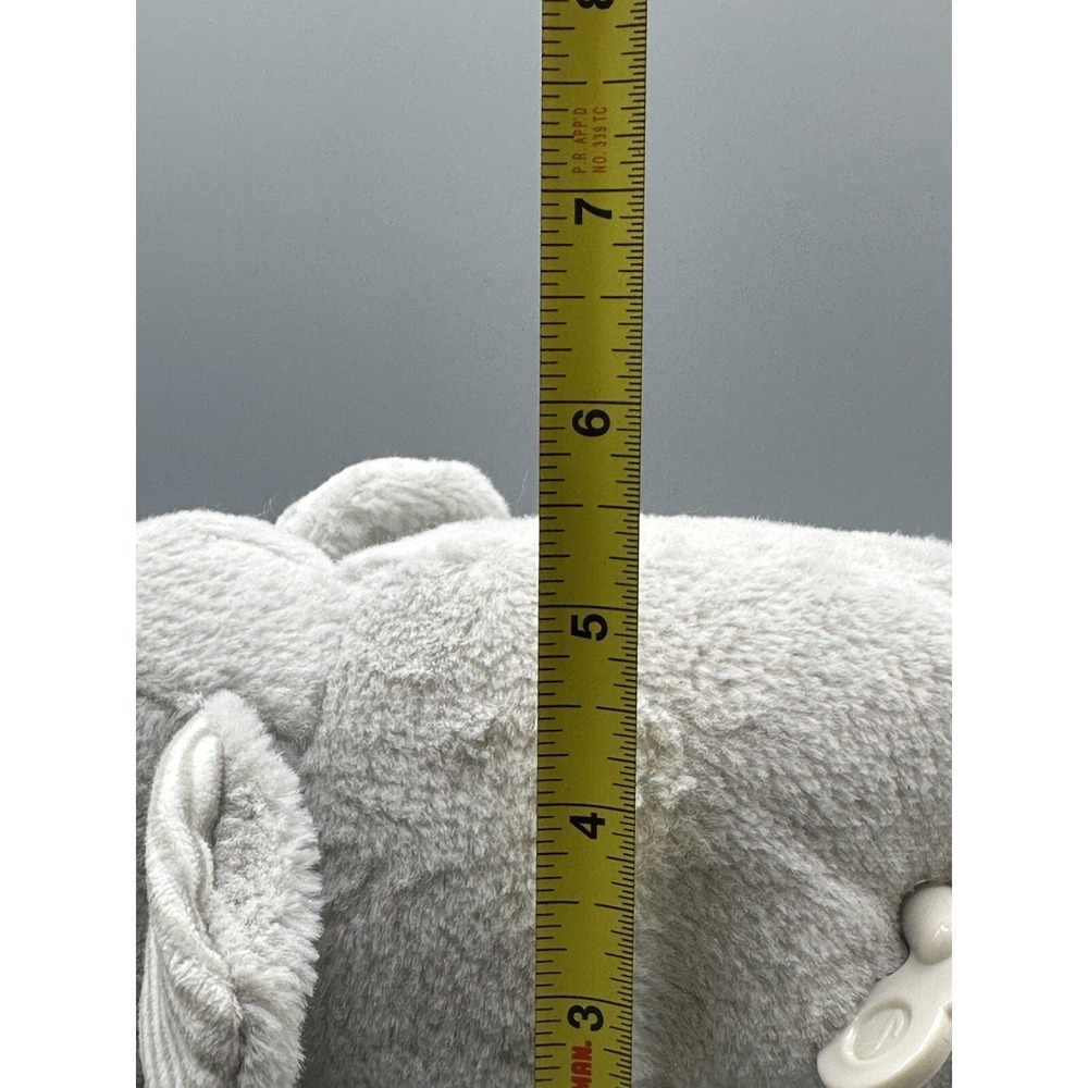 Carter's Elephant Musical Plush Wind Up Gray Stripe 9" Stuffed Animal Grey Works - Picture 16 of 16